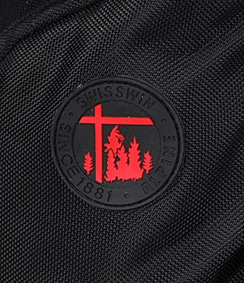 SWISSWIN Swiss Waterproof Business Backpack Travel Backpack College School Backpack Casual Daypack Daily Shoulder Bag SW8118 Black 17 Inch Laptop Notebook Backpack for Men Womens Boys Girls image number 5