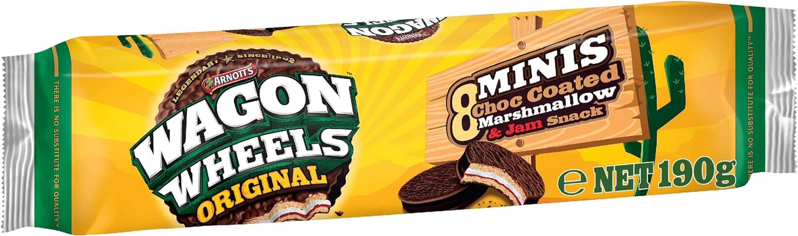Arnott'S Original Mini Wagon Wheels, Marshmallow, Jam and Biscuit, 190 G image number 3