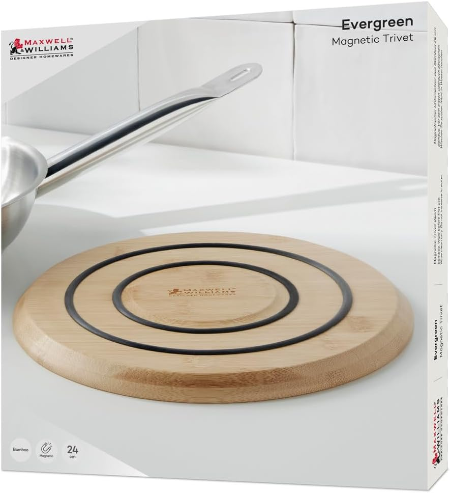 Maxwell & Williams Evergreen Bamboo Magnetic Trivet 24Cm Gift Boxed image number 6
