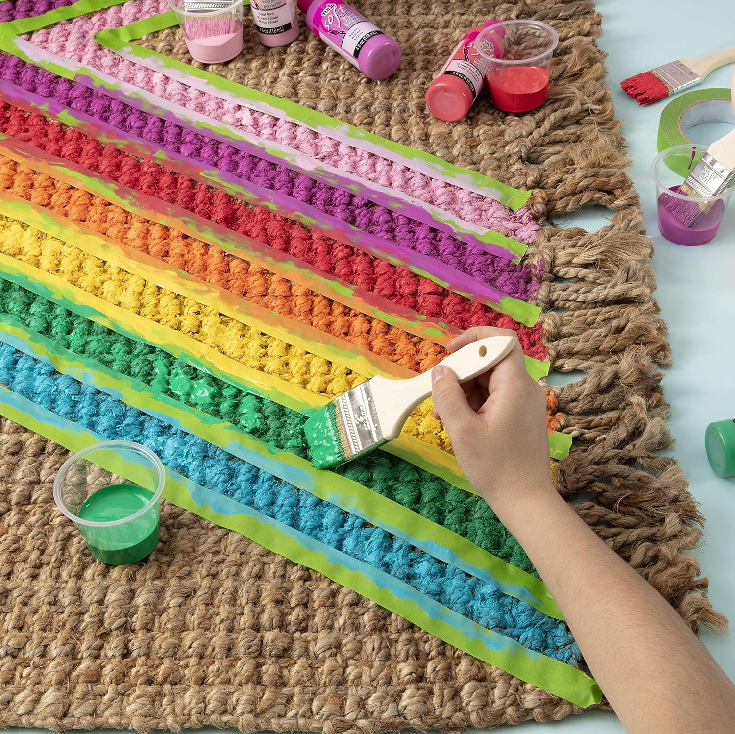 Tulip 40573 Palette Kit Brush-On Paint, 15 Piece, Multi image number 4