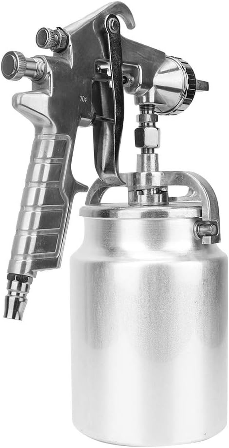 Fdit Pneumatic Paint Spray Gun, Hand Held Paint Sprayer with 2.0Mm Nozzle for Car Prime Furniture Surface Spraying Wall Painting