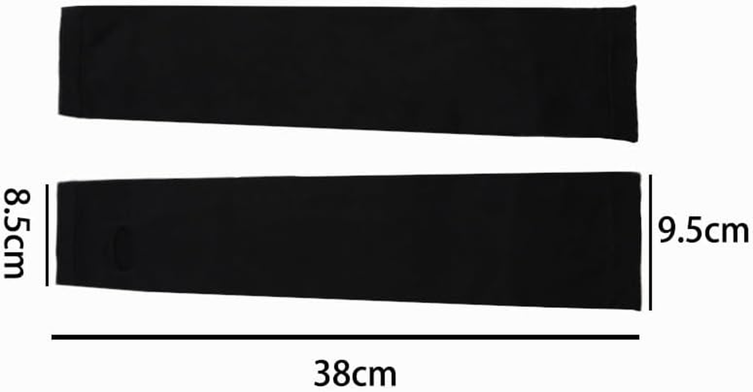 2 Pairs UV Sun Protection Arm Sleeves for Men & Women - Tattoo Cover up - UPF 50 Cooling Sports Sleeve