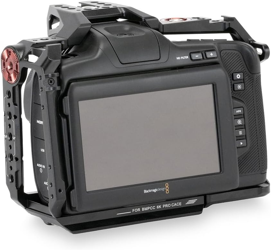 Tilta Full Camera Cage Compatible with BMPCC 6K Pro Detachable Half Camera Video Cage for Blackmagic Pocket Cinema Camera 6K Pro Film Movie Making Kit Lightweigt Durable Black TA-T11-FCC-B image number 5