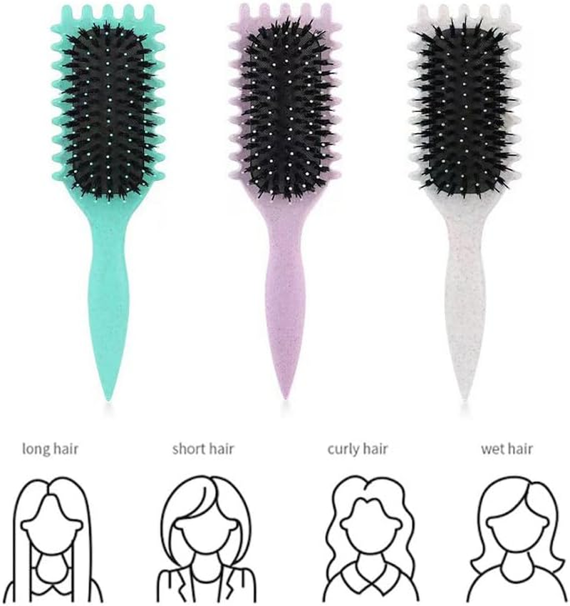 Tootoo Women Curl Define Styling Defining Brush Hair Stylishing Tool Curl Brush (White) image number 2