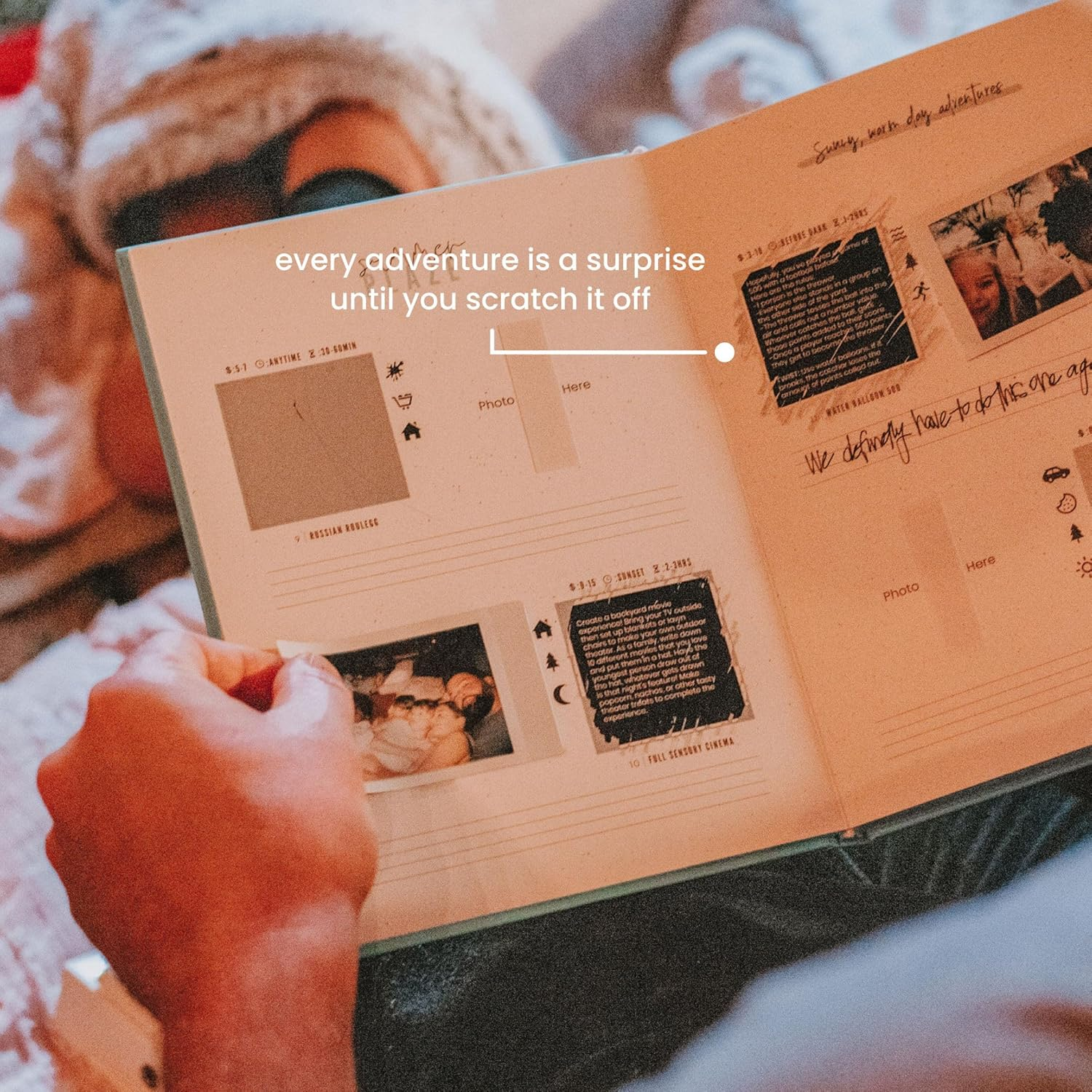 Family Edition &ndash; 50 Screen-Free Scratch-Off Activities for Kids & Adults | Fun Family Game & Gift | Blended Family Bonding & Adventure Book image number 2