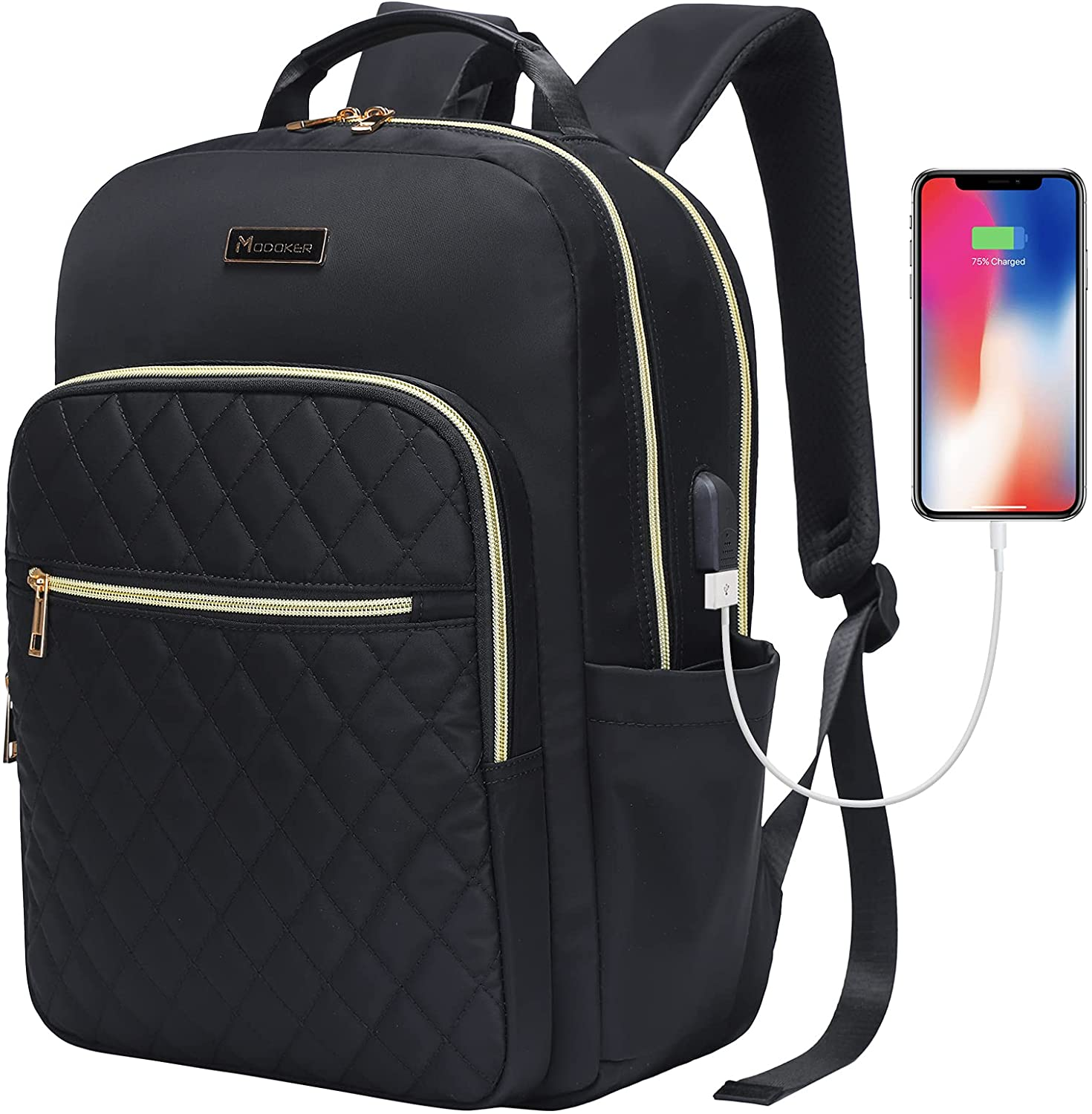 Modoker Women'S Lpatop Backpack 15.6-Inch Laptop & Tablet