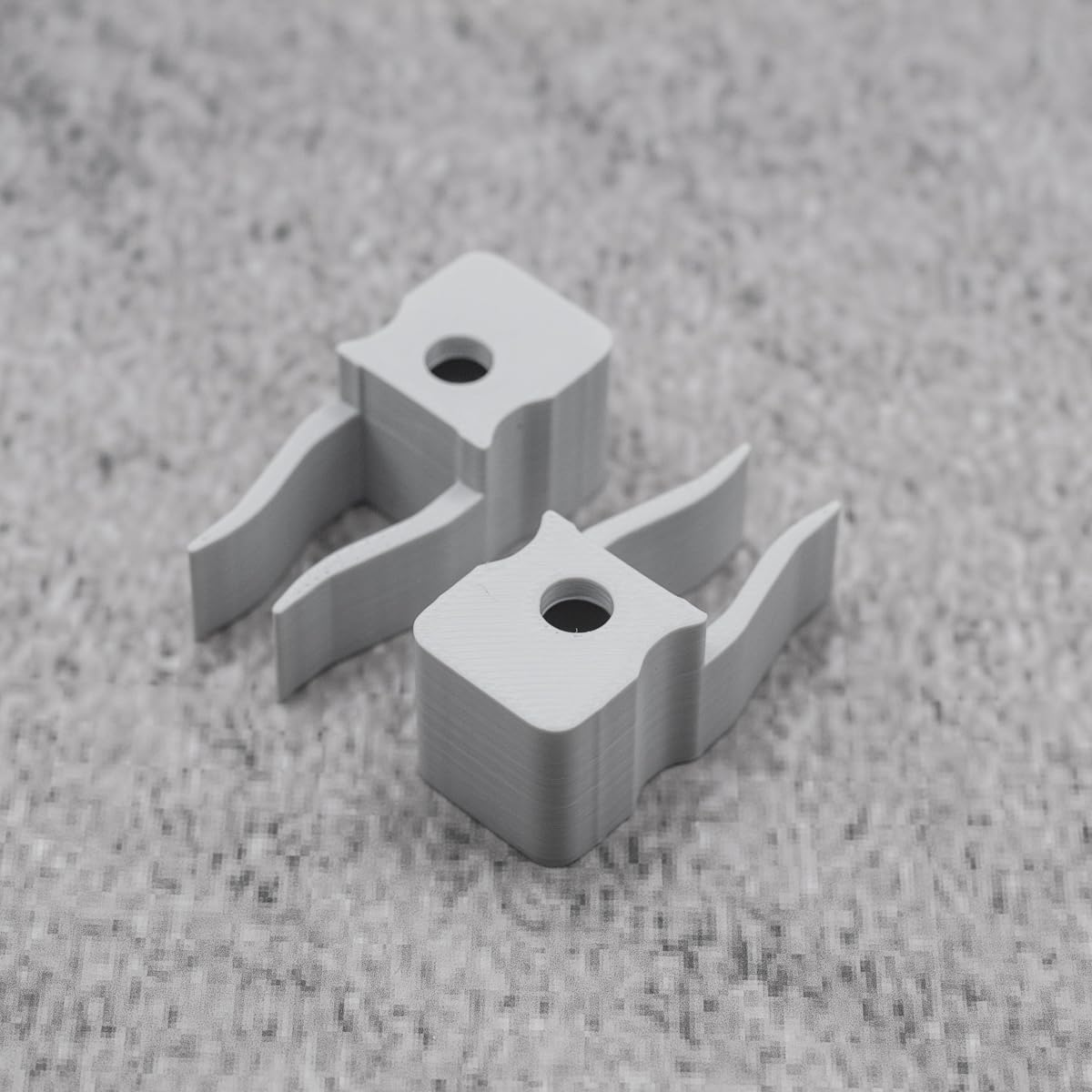 ULEIVA Pack of 2 Replacement Sliding Door Stopper Grey Compatible with IKEA Pax Hasvik Grimo Cabinet Door Stopper 128866 (Grey)