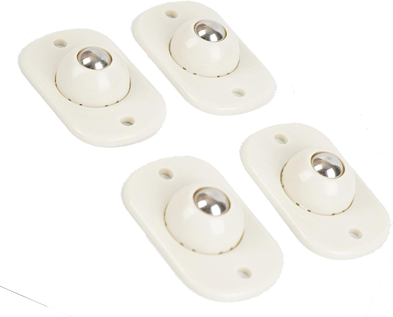 4PCS Self Adhesive Mini Swivel Caster Wheels, 360&deg;Rotation Universal Wheel,Paste Type Ball Caster for Small Furniture Various Storage Boxes image number 3