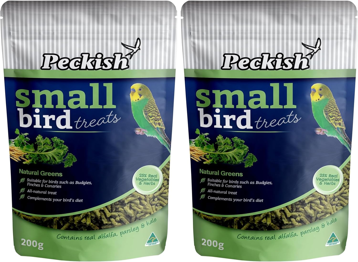 Peckish Small Parrot Natural Greens Treats 200 Gm