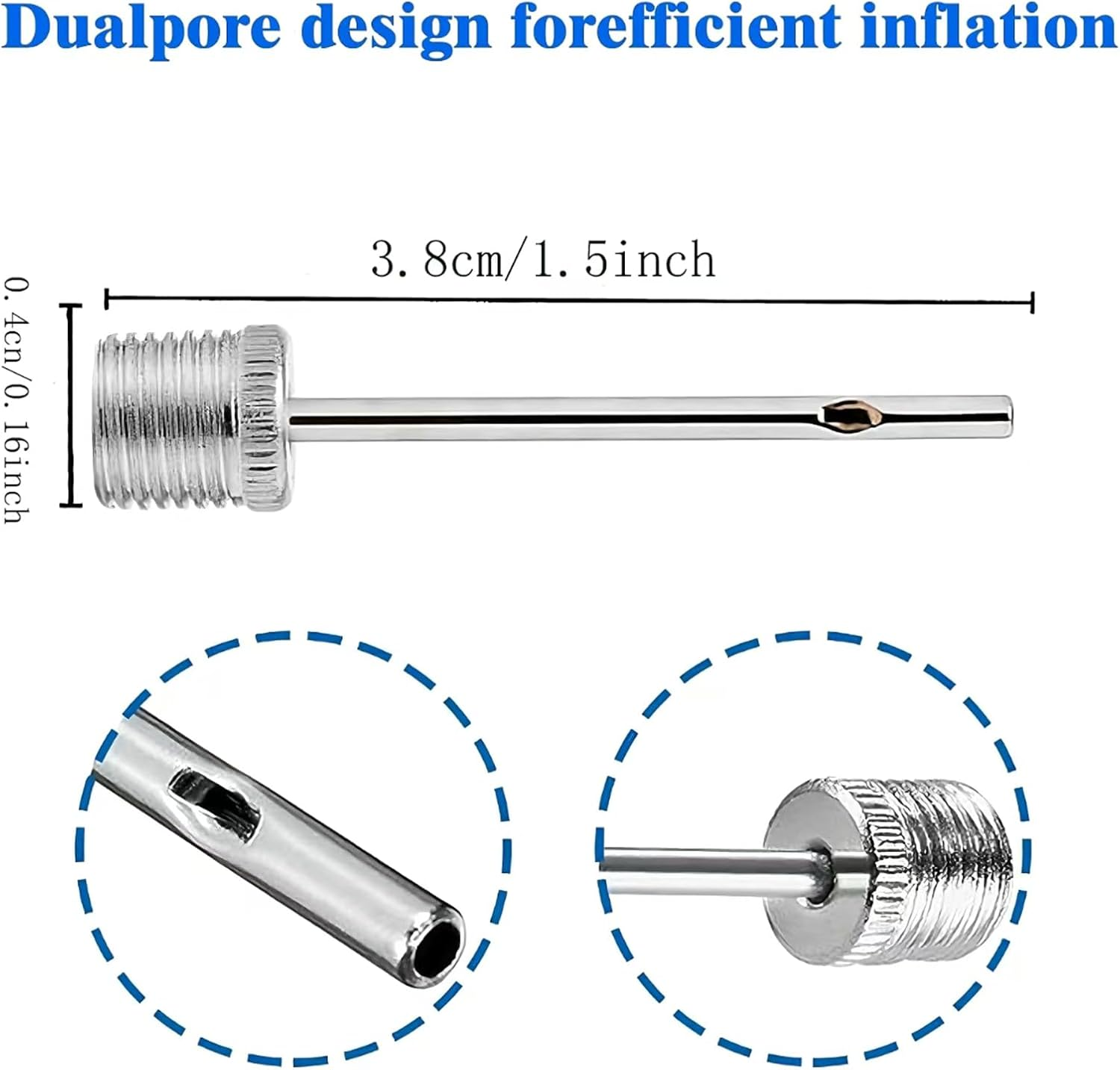 Ball Pump Inflation Needle,Universal Ball Pump Needles,30 Pcs Stainless Steel Air Pump Needles-For Basketball, Soccer, Rugby, Volleyball, Etc image number 5