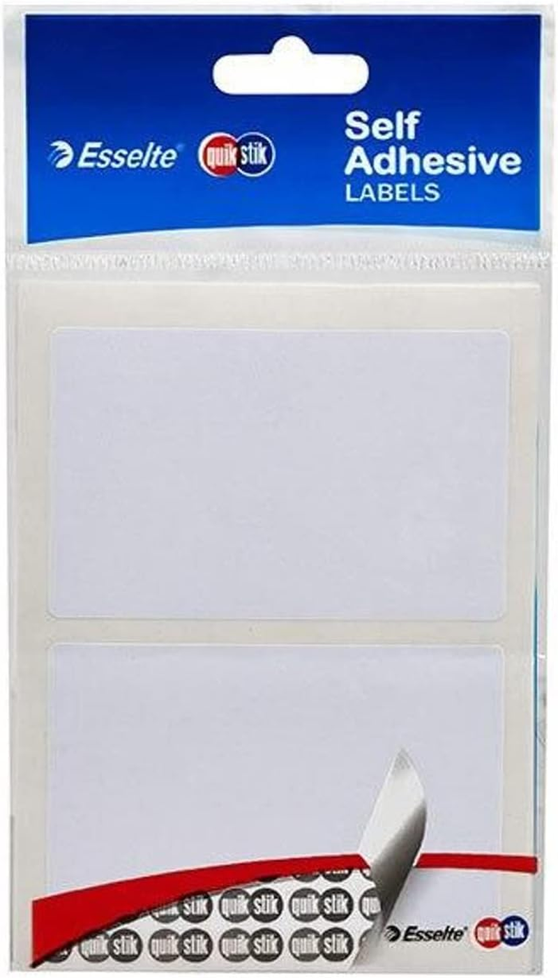 Quikstik Labels Hangsell Rectangle 24X49Mm White 36 Labels image number 1