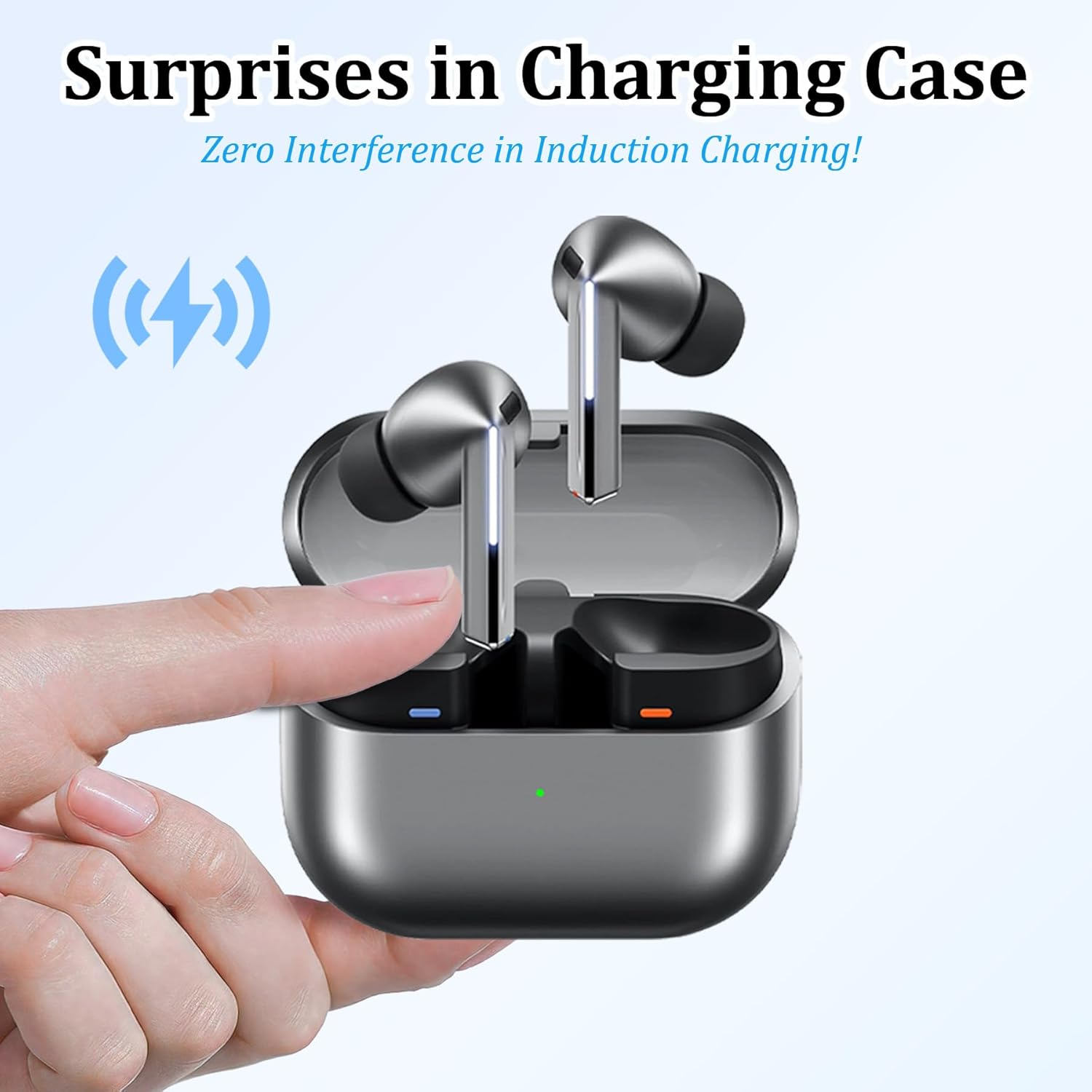 Umvowuxa Galaxy Buds 3 Pro Memory Foam Ear Tips Replacement Comfortable Soft Sound Isolating Ear Tip Covers Ear Tip Accessories Compatible with Samsung Galaxy Buds 3 Pro (3 Pair/Black) image number 5