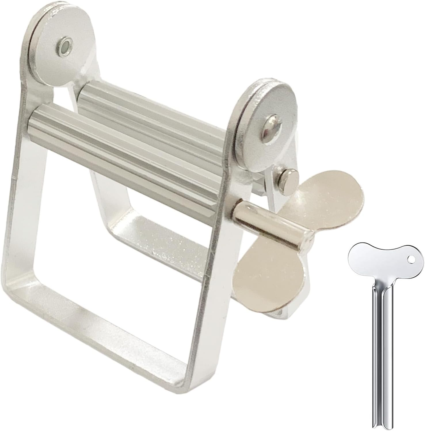 Metal Toothpaste Squeezer, Toothpaste Tube Roller Squeezer Tool for Easy Dispensing image number 5