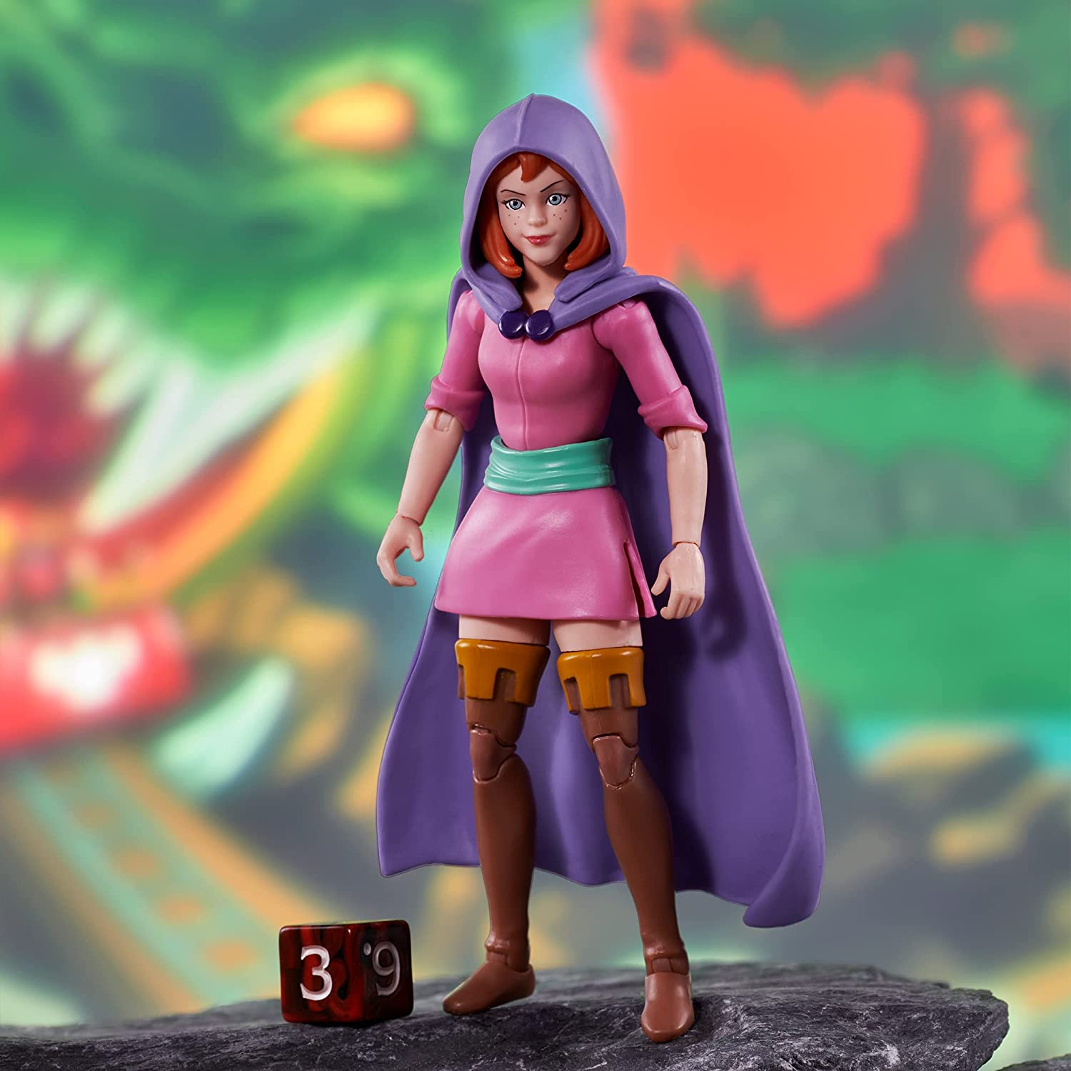 Dungeons & Dragons Cartoon Classics 6-Inch-Scale Sheila Action Figure, D&D 80S Cartoon, Includes D6 from Exclusive D&D Dice Set image number 2