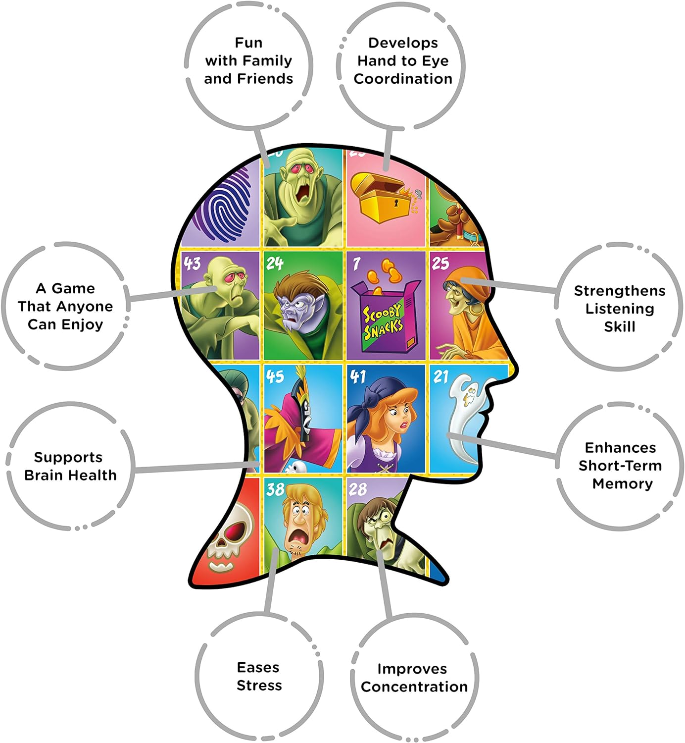 Aquarius Scooby Doo Family Bingo Game image number 2