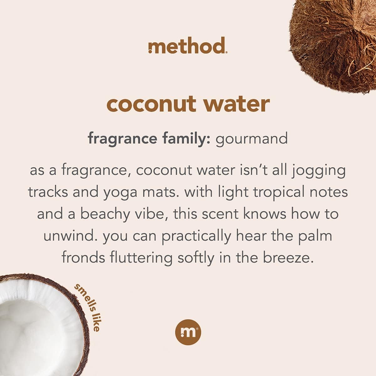 Method Foaming Hand Soap Coconut Water 10Fl Oz, Pack of 1 image number 2