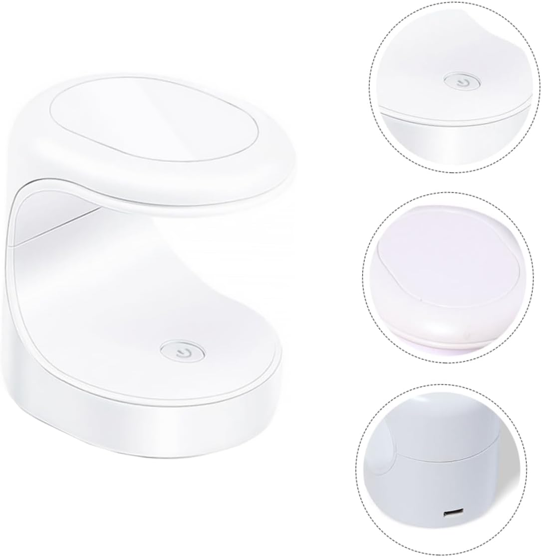 EXQUIMEUBLE Portable Mini Nail Lamp USB Nail Dryer Kit with LED Light Beads for Manicure Material Fast Curing Gel Polish image number 3