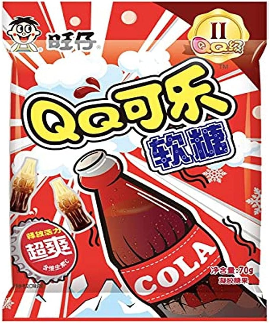 Want Want QQ Coca Cola Flavour Gummies 70 G