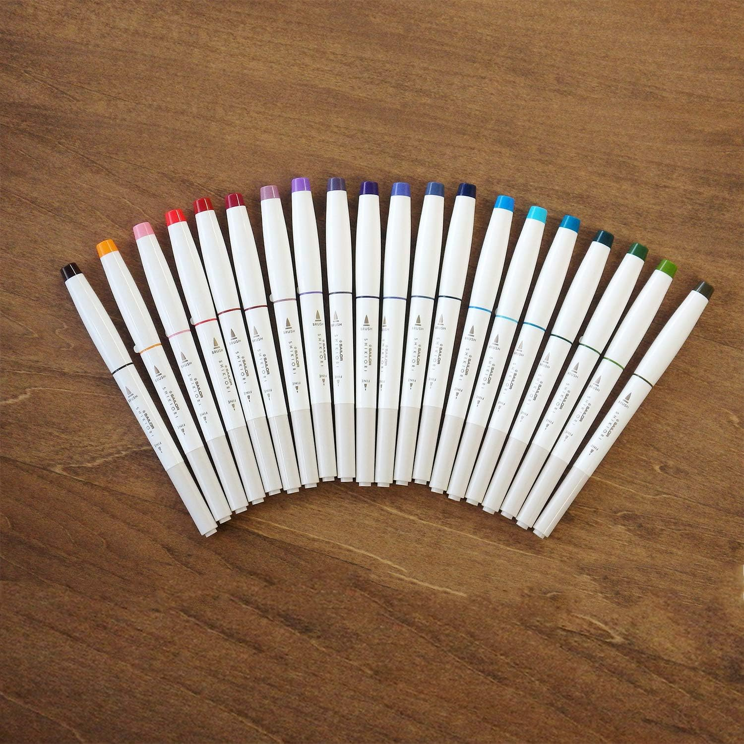 Sailor SHIKIORI Marker, 20 Colors Set (25-5400-000), White image number 5