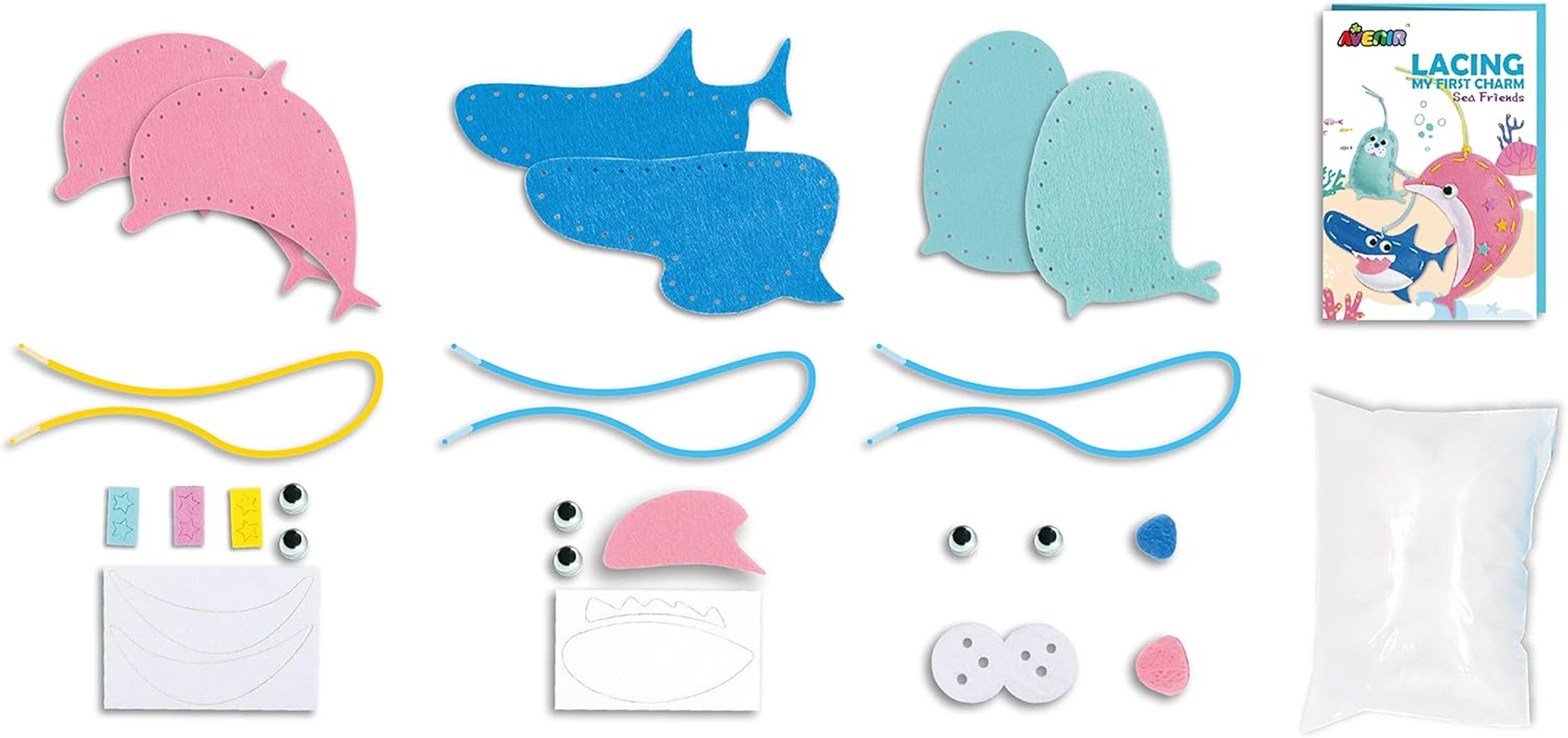 Avenir Sea Friends Lacing My First Charm DIY Kit image number 5