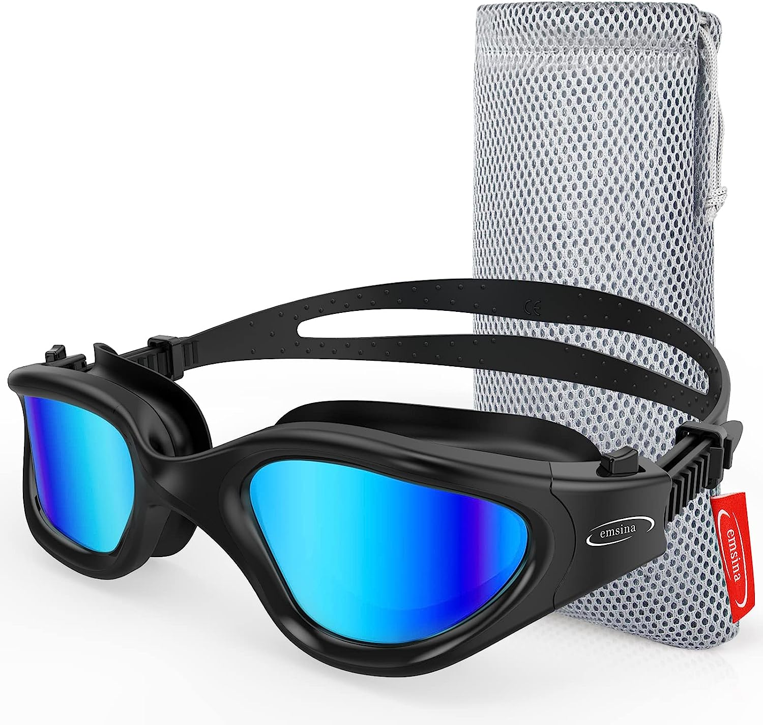 Swim Goggles, Polarized Swimming Goggles Anti-Fog for Adult Men Women