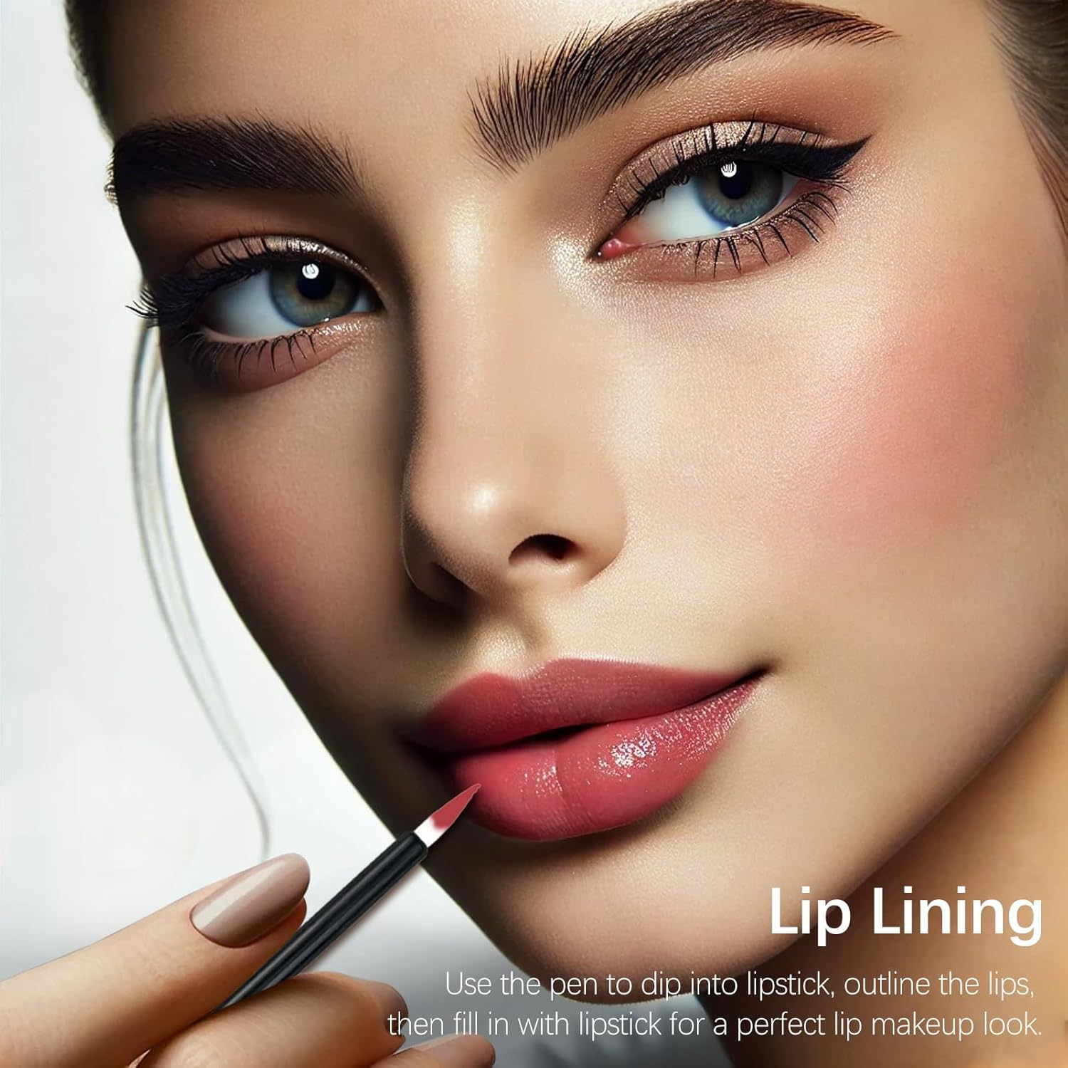 Jaasuee 100PCS Black Disposable Eyeliner Brushes, Cosmetic Eye Wands for Eyeliners, Lip Liners, Eye Makeup, Eyelashes, and Detail Painting, Makeup Brush Applicators image number 2