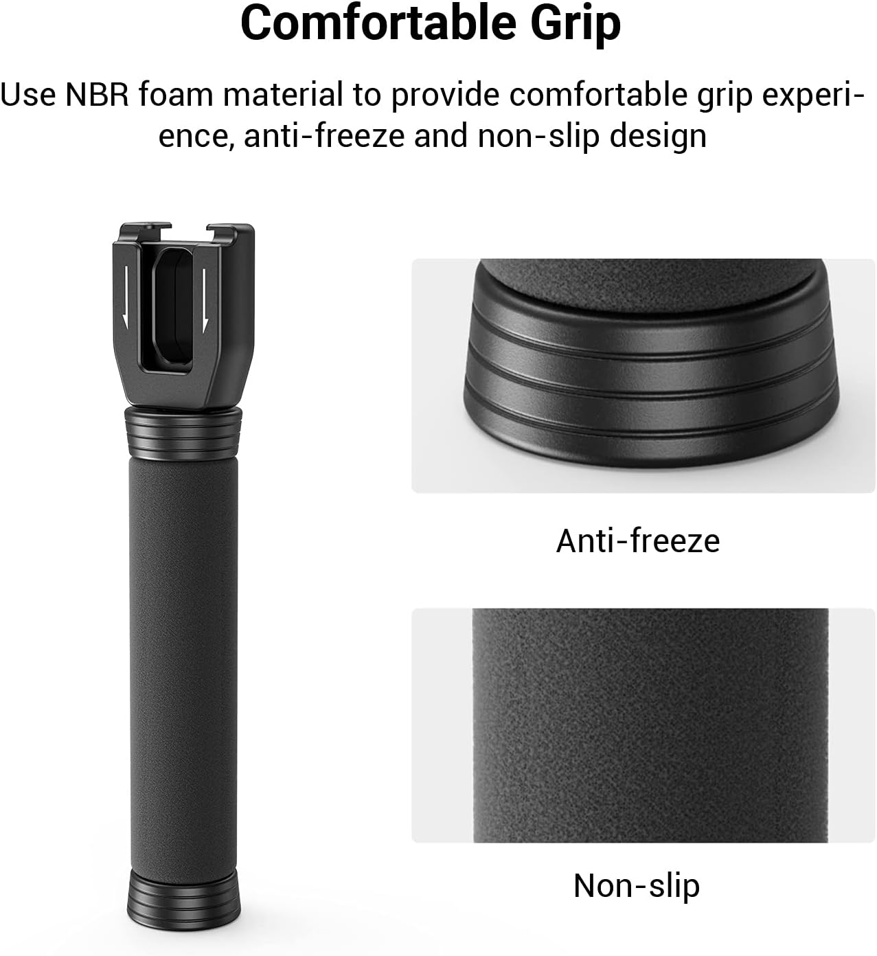 Smallrig Interview Microphone Handle, Stretchable Mic Handle for RODE Wireless Go, for DJI Mic, for Hollyland Lark 150, for Synco G1/A2 and Other Wireless Lavalier Microphones with Cold Shoe 3182 image number 3