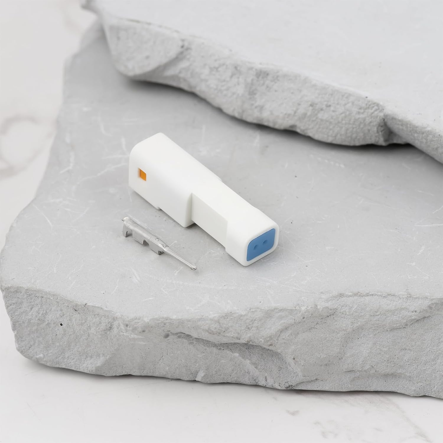 SING F LTD 2Pcs IPX7 2-Pin Connector with Crimp Contacts 02T-JWPF-VSLE-S Suitable for Automotive Sensors image number 4