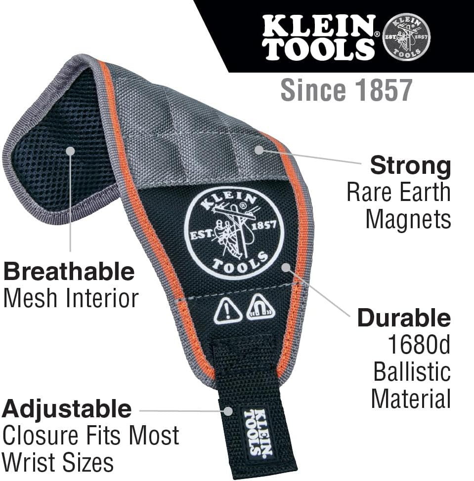 Klein Tools 55895 Tradesman Pro Magnetic Wristband image number 1