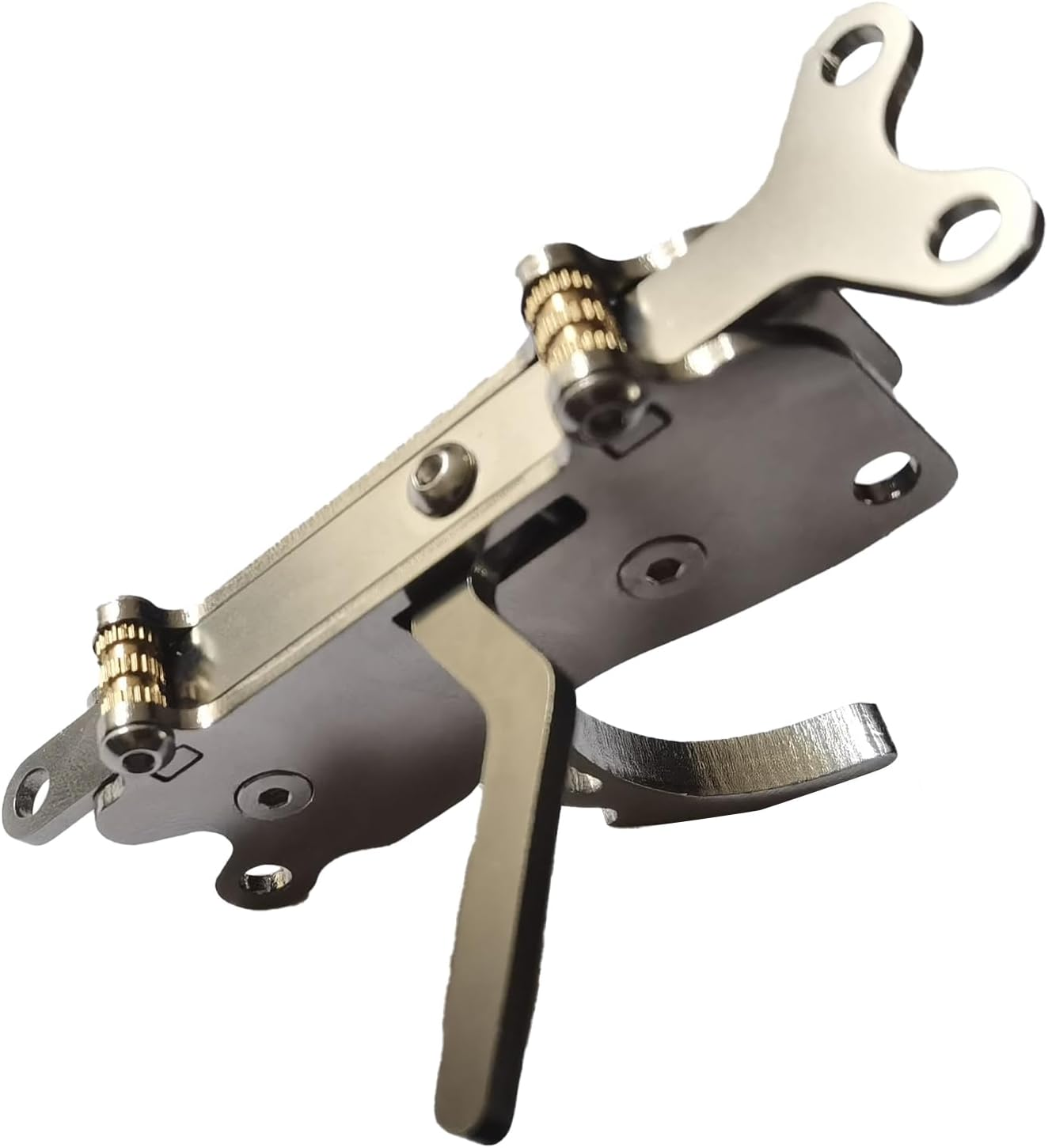 FEIXIA-105A 304 Stainless Steel Fishing Mechanism Submersible Amphibious Full Metal Steel 100 Pounds DIY Speargun Trigger image number 5