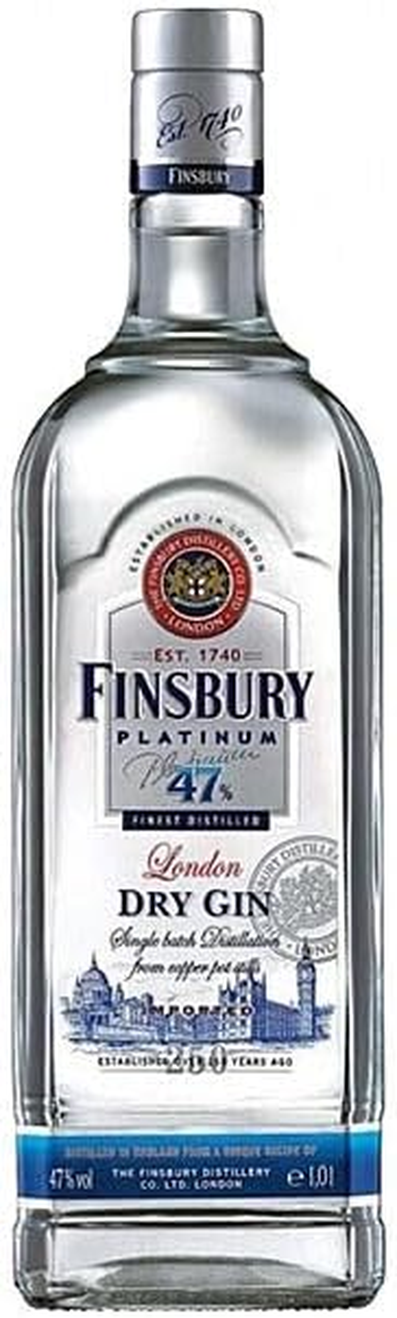 FINSBURY PLATINUM LONDON DRY GIN 47%