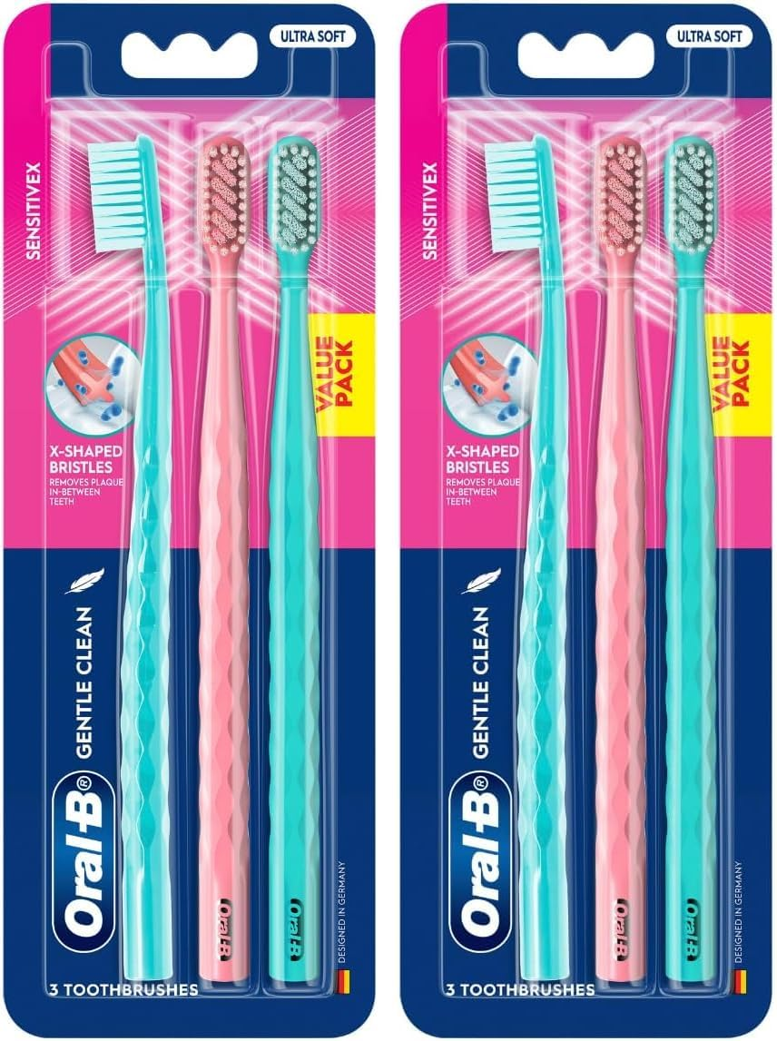 Oral-B Sensitive X Deep Clean Toothbrush, 6 Pack