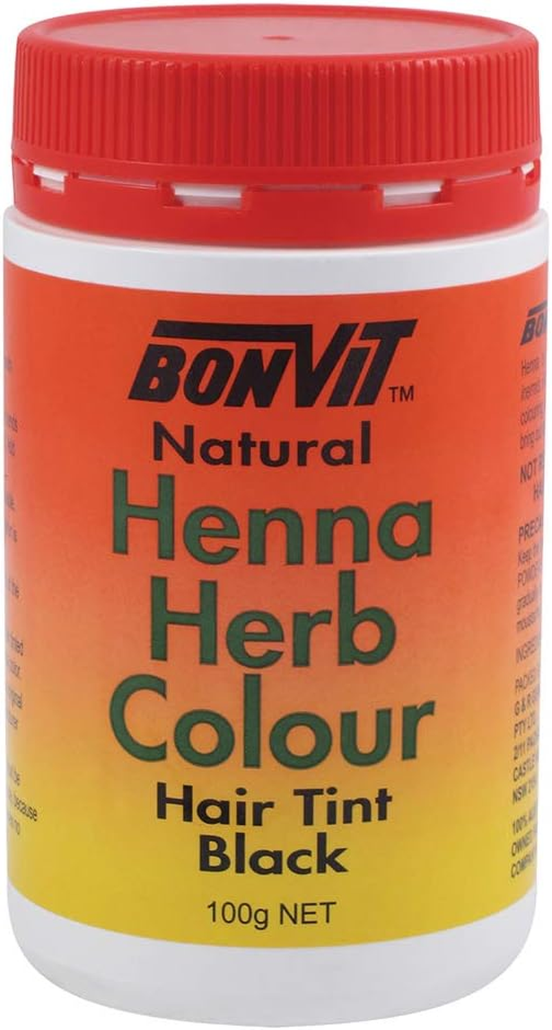 Bonvit Henna Herb Hair Tint Colour 100 G, Dark Red 100 Grams
