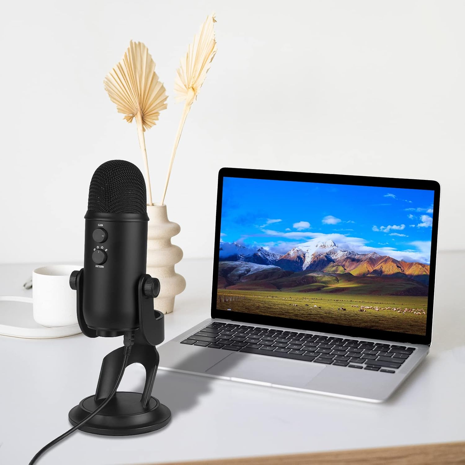 Geekria for Creators USB-A to Mini-Usb Microphone Cable 10 Ft / 300 CM, Compatible with Logitech for Creators Blue Yeti, Yeti Pro, Snowball Ice, Mic Cord (Black) image number 3