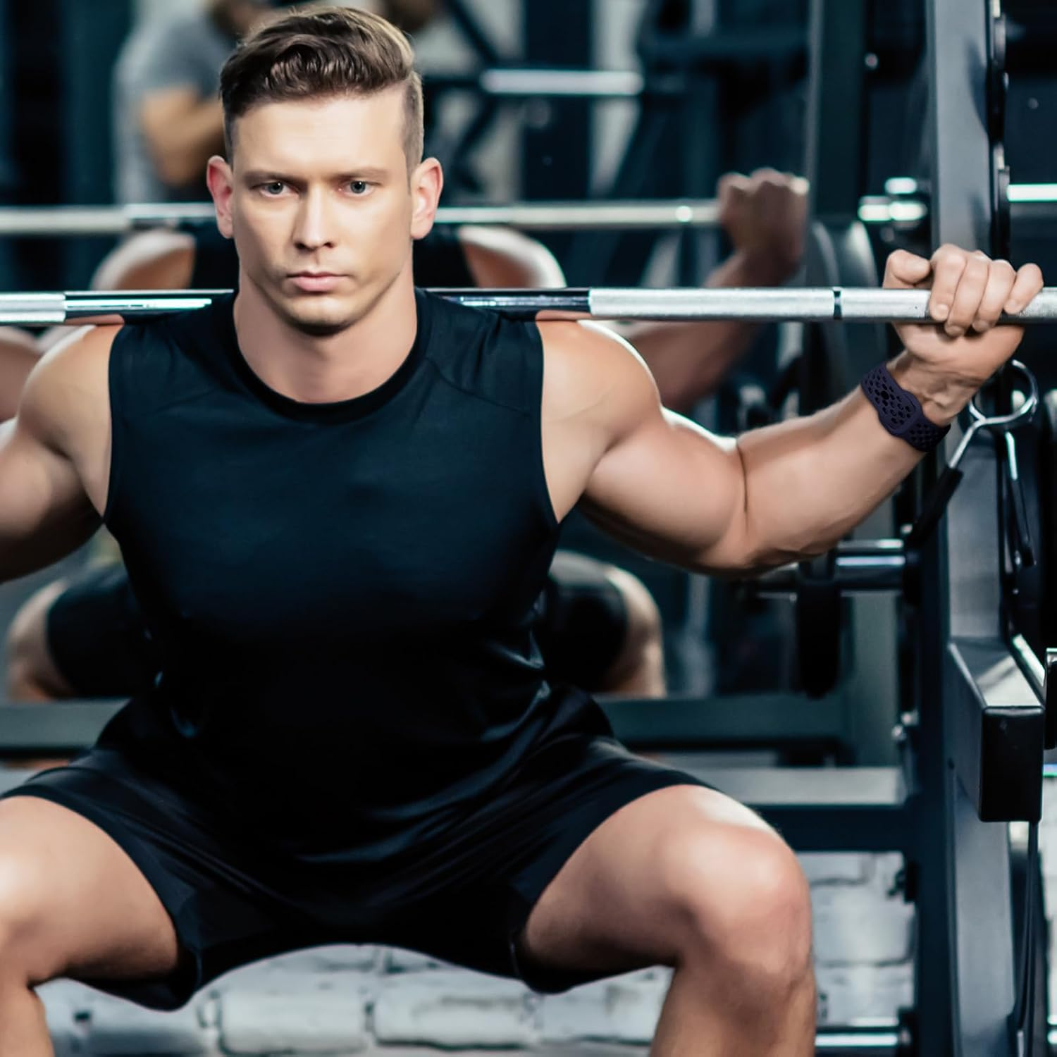 Breathable Silicone Straps Compatible with Samsung Galaxy Watch 8 Band 44Mm 40Mm,Soft Sport Replacement Strap for Samsung Galaxy Watch 8 Classic Band 46Mm Men Women - 02-Starlight image number 3