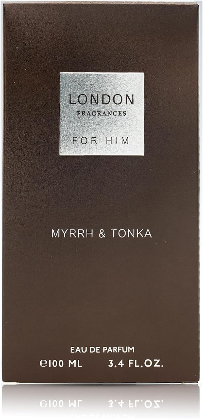 London Fragrances - Myrrh and Tonka by Fine Perfumery for Men - 3.4 Oz EDP Spray image number 1
