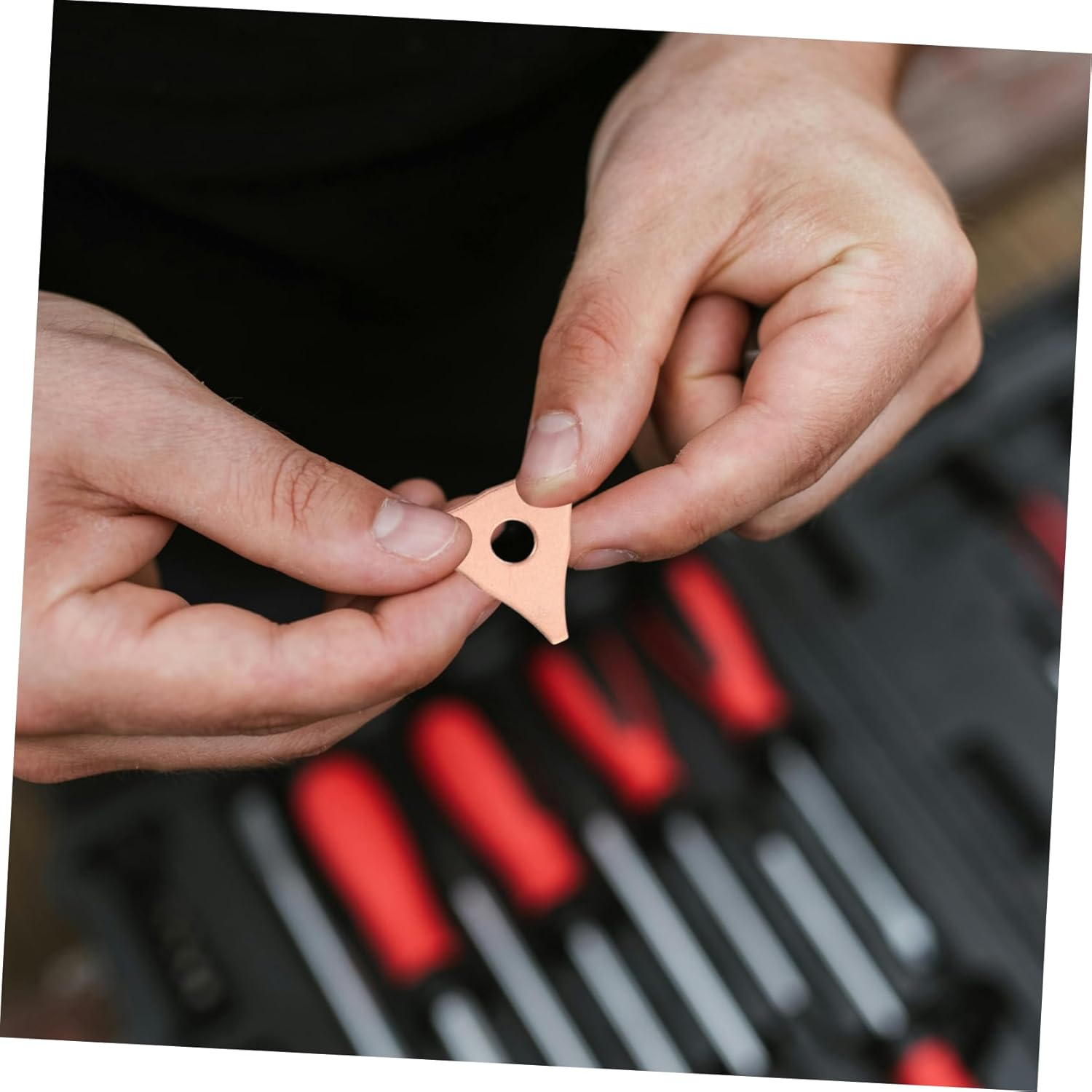 100Pcs Dent Pulling Washer for Car Spot Welder, Iron Repair Washer for Automotive Sheet Metal Repairs, Precise Shaping Alignment Tool image number 1