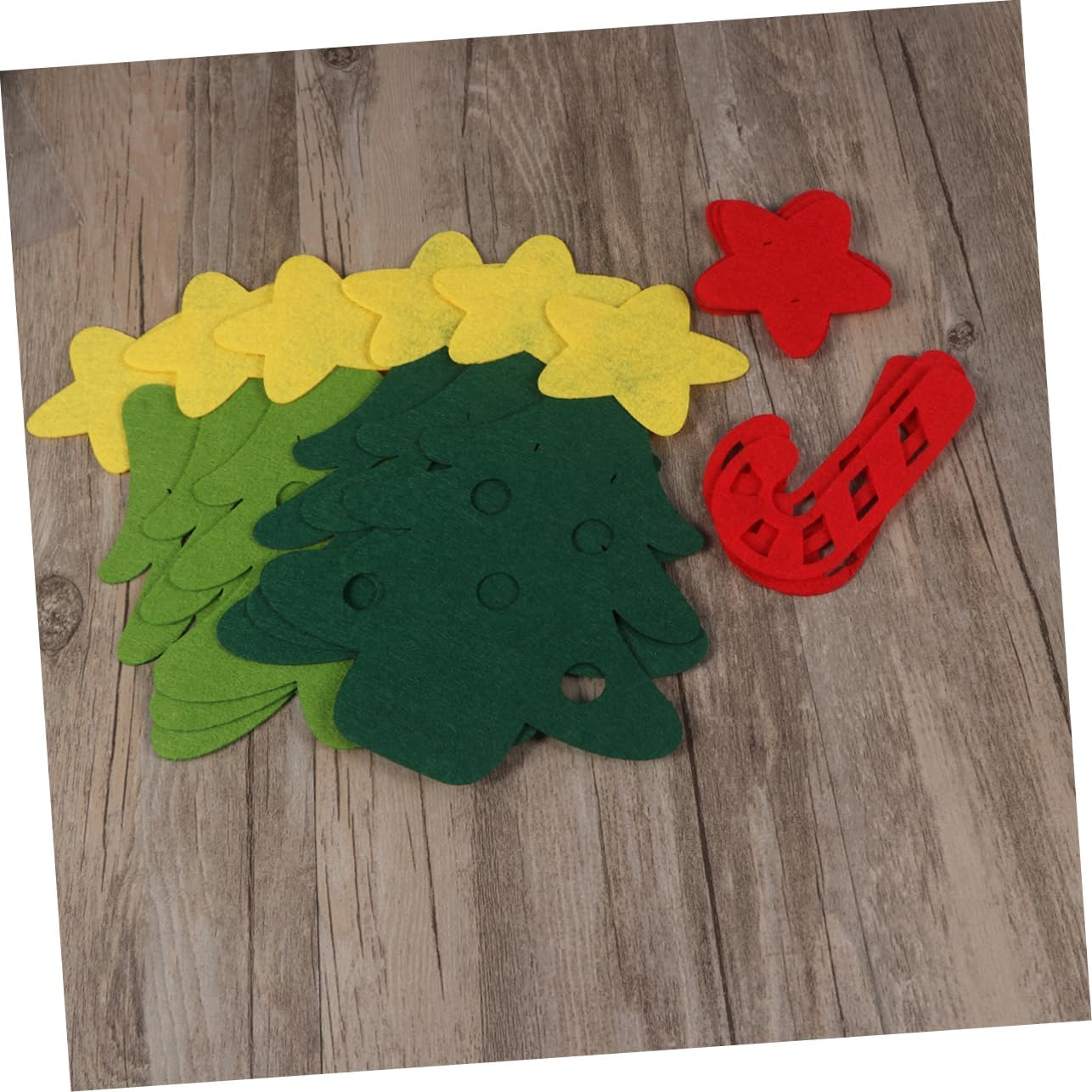 Christmas Bunting Banner Garland 3 Pack Christmas Banners Decorations Candy Cane Tree Stars Design Tear Resistant Non-Woven Fabric 3 Meters Hanging Decor for Home Holiday Party image number 6