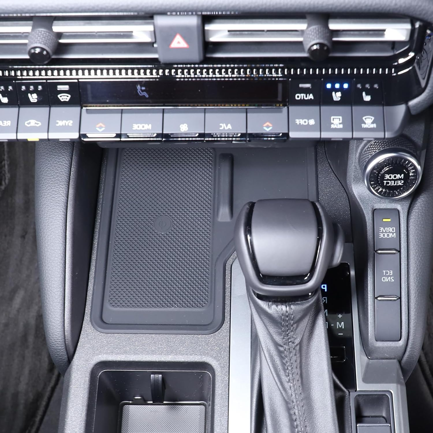 Yinaniutos Center Console Wireless Charging Mat Compatible with Toyota Land Cruiser 250 Prado 2024 2025, Center Contral Silicone anti Slip Pad, RHD (NOT for 1958/LC250 Model) image number 4