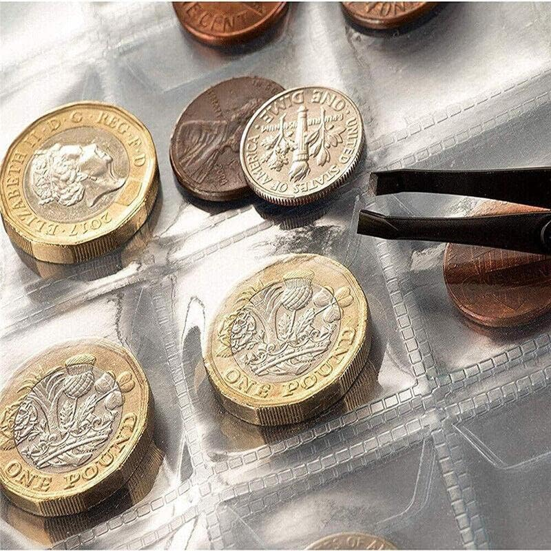 240 Coin Collection Album Storage Book Case Folder Holder Penny Money Collecting, Compact and Portable Currency Holder, Perfect for Numismatists image number 3