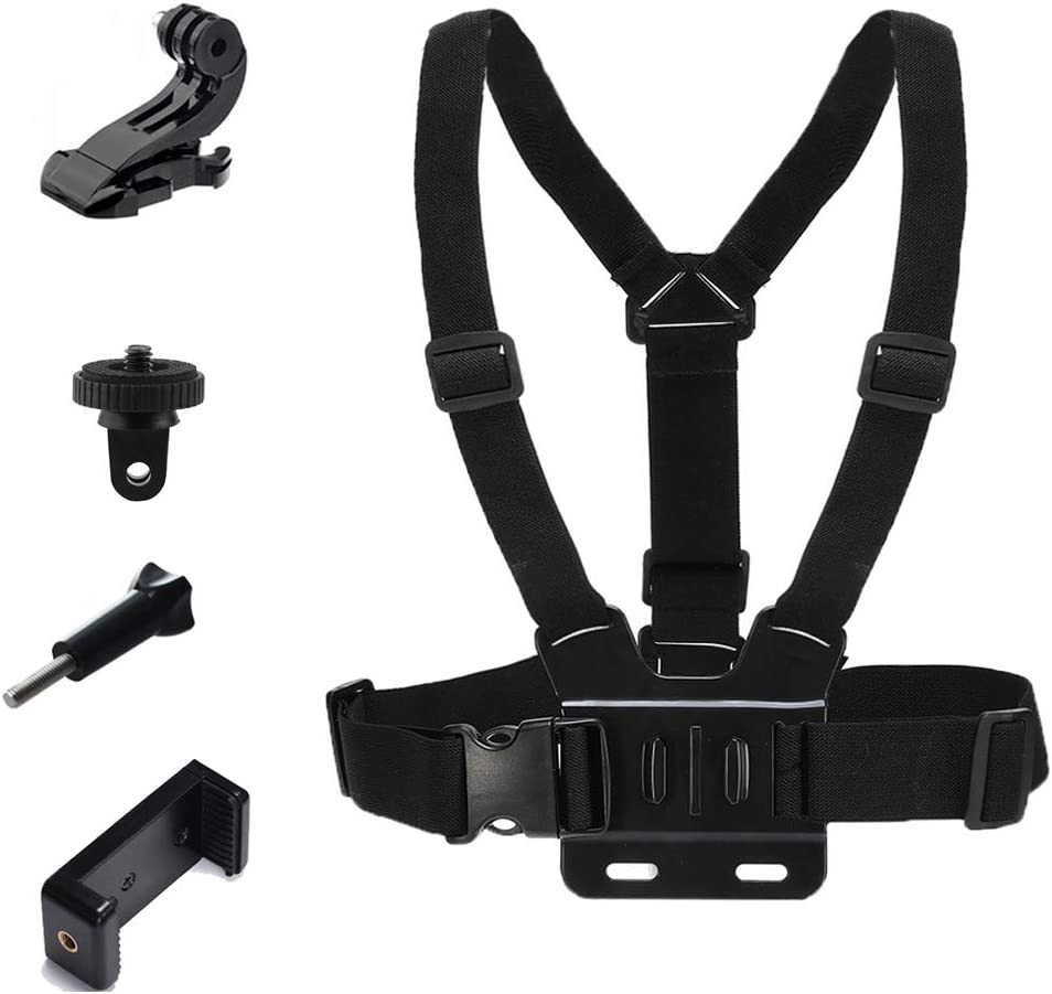 Adjustable Cellphone Selfie Chest Mount Harness Strap with Cell Phone Clip Holder for Iphone 16 15 14 13 12 11 Pro Max Xs XR Max X image number 4