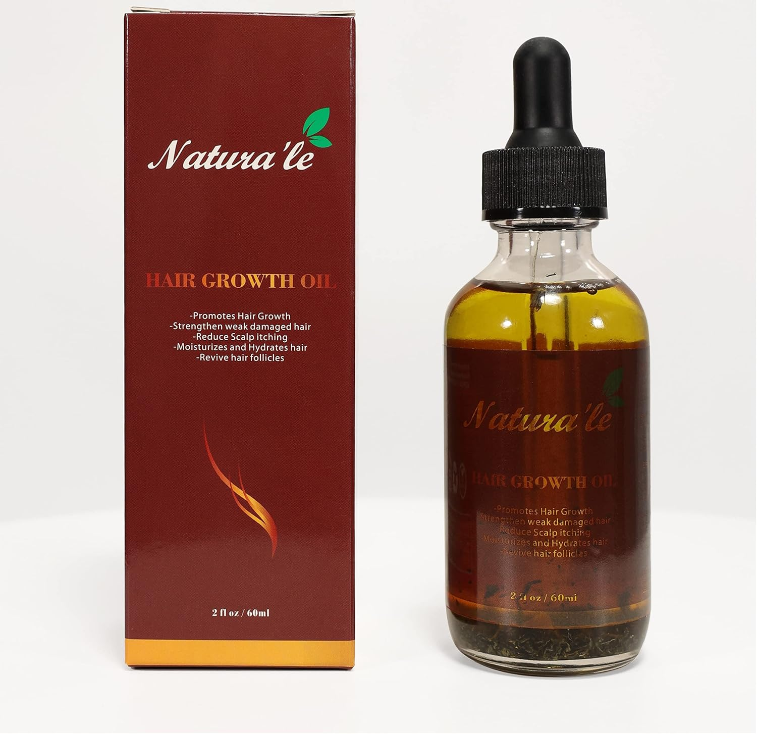 Hair Growth Oil anti Hair Loss Oil for Thin, Bald Hair Prone to Breakage Scalp Dry Hair Loss Hair Peppermint 60Ml image number 3