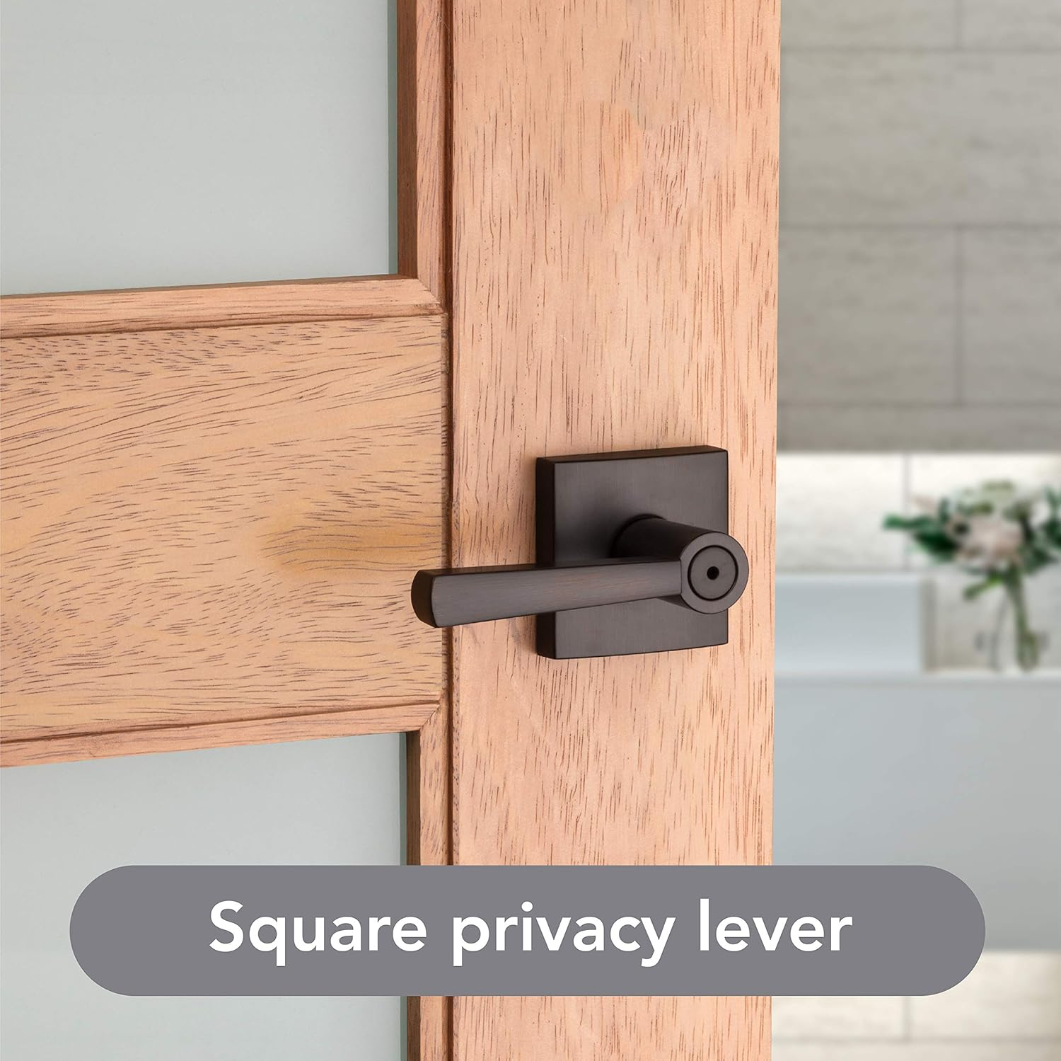 Baldwin 93530-009 353SPL Sqr 11P CP 6AL Lever, Venetian Bronze image number 1