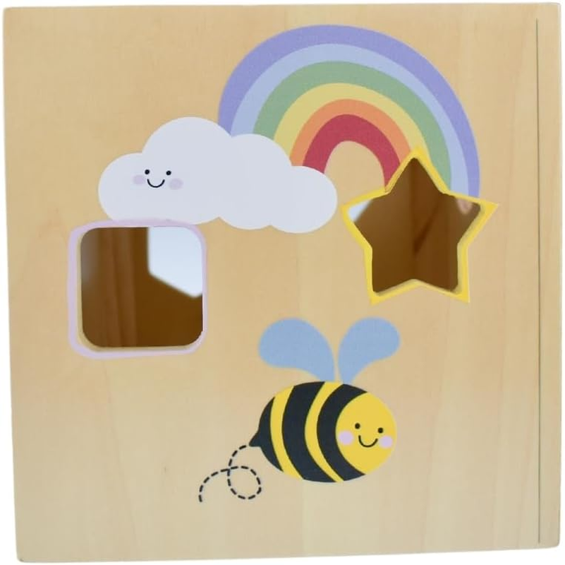 Koala Dream - Buzzy Days BEE Wooden Shape Sorter-For Toddlers image number 1