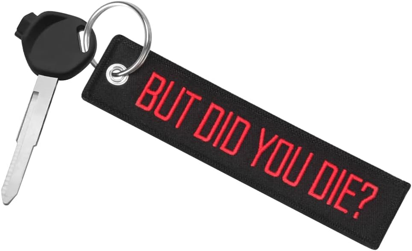 JAGASOL Motorcycle Keychain Tag, Key Ring for Scooters, ATV, UTV, Cars, Backpacks, Trucks, Sportbikes, Dirt Bike