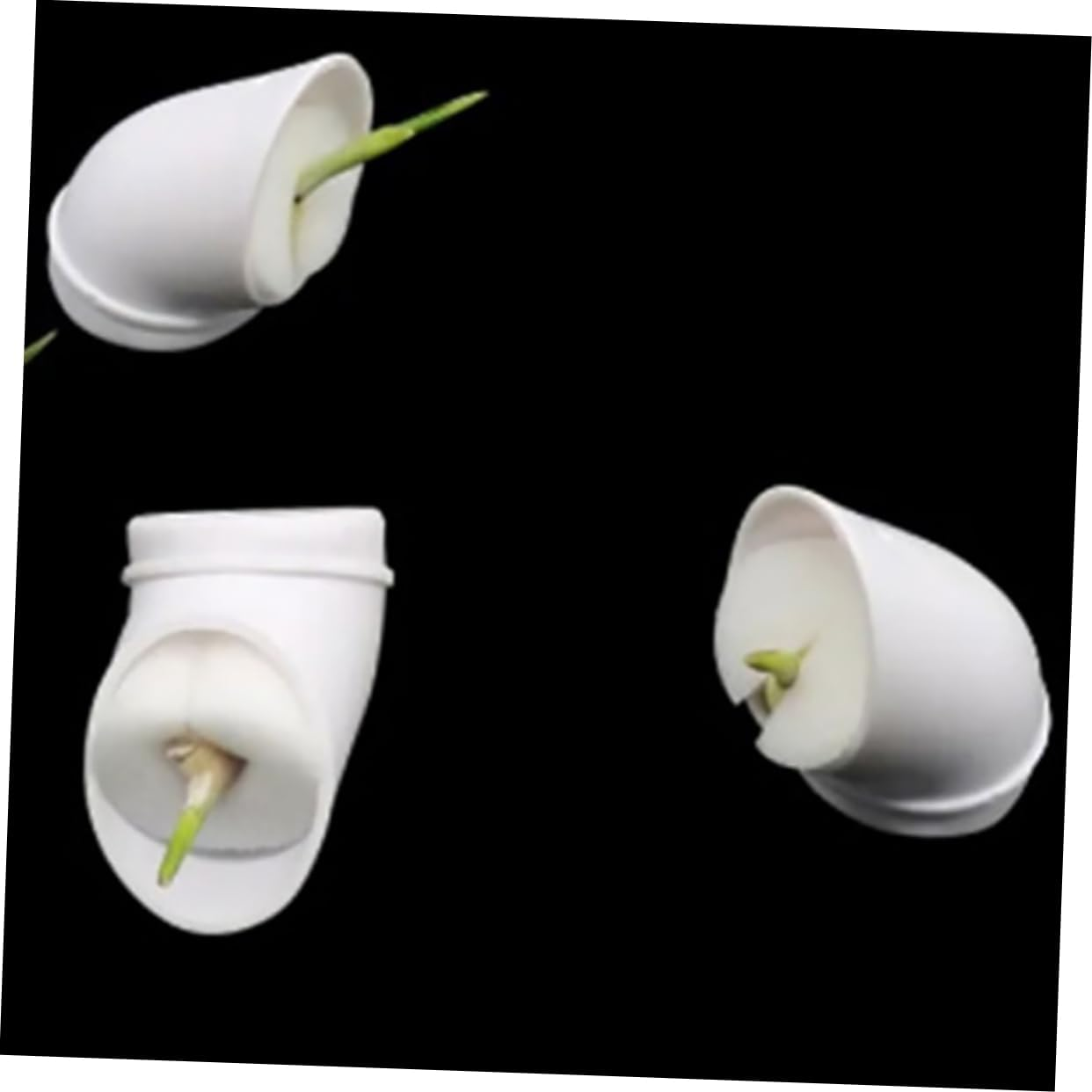 ROMISBABA 10Pcs Hydroponic Column Planting Cups Reusable Mesh Planting Cups for Hydroponics Vertical Tower Indoor Outdoor Gardening image number 4