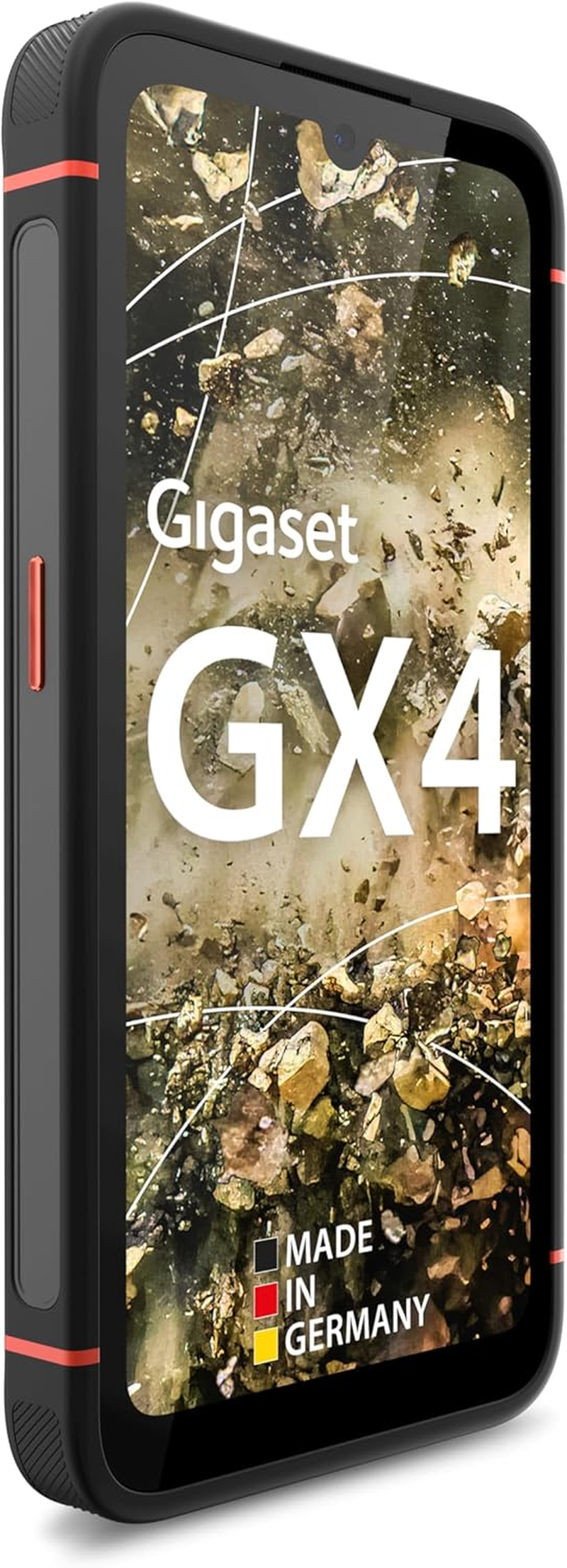 Gigaset GX4 PRO - Rugged 4G Smartphone - Dust & Waterproof IP68, Military Standard MIL-STD-810H - 6.1" HD+ Display with Gorilla Glass - 48MP Camera - 400 Hours Standby - Made in Germany