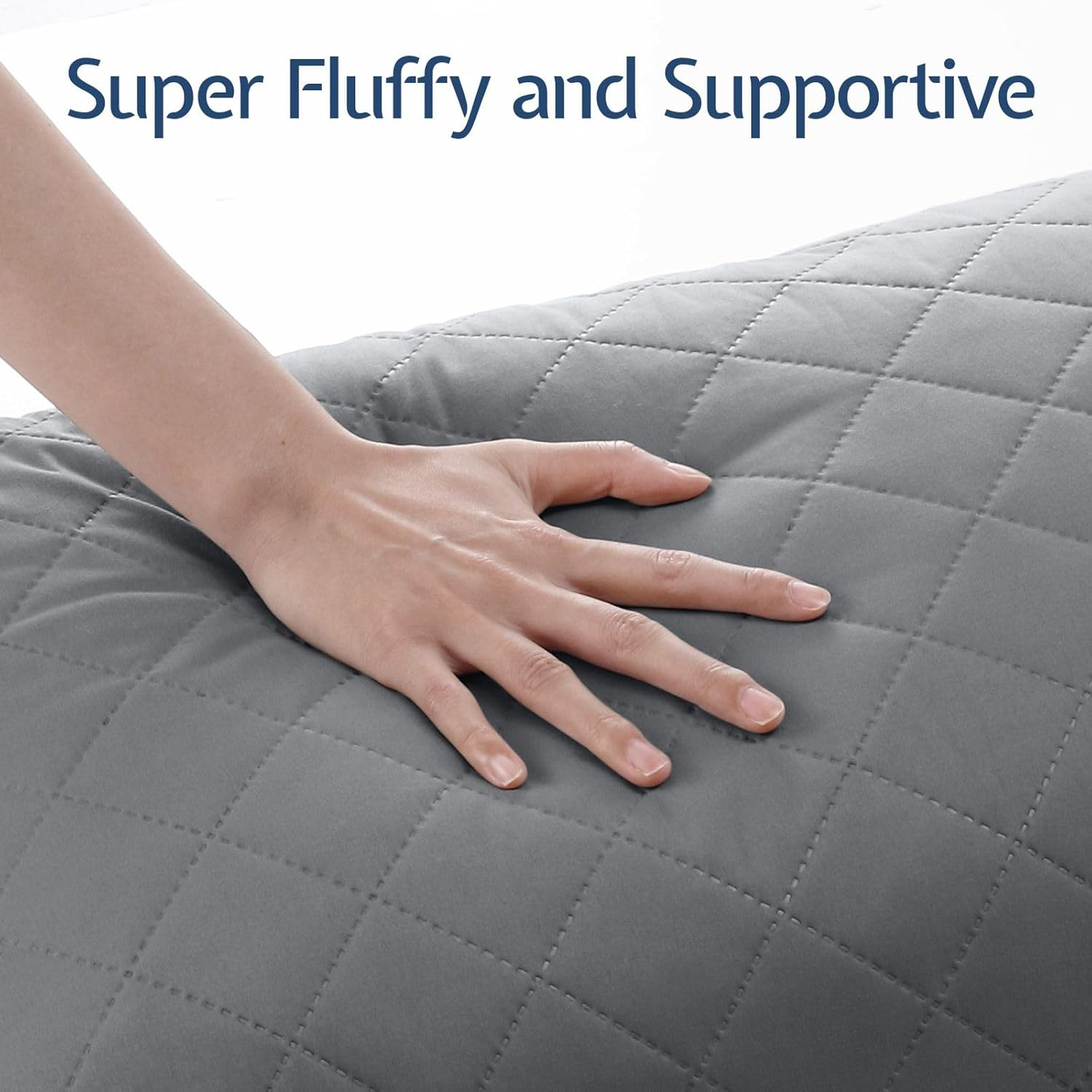 Luxdream Body Pillow Shredded Memory Foam Full Back Hip Leg Support Bed Cushion for Pregnancy Maternity Stomach Side Sleepers 137X50Cm Grey image number 4