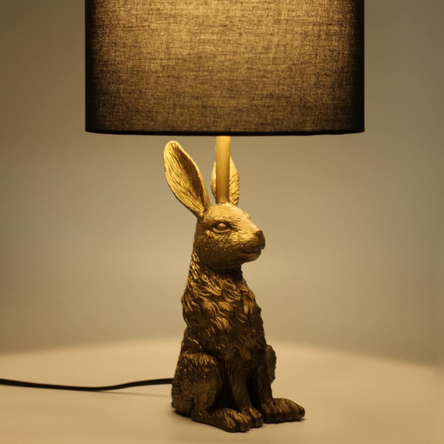 Rabbit Sitting Table Lamp -Gold image number 6