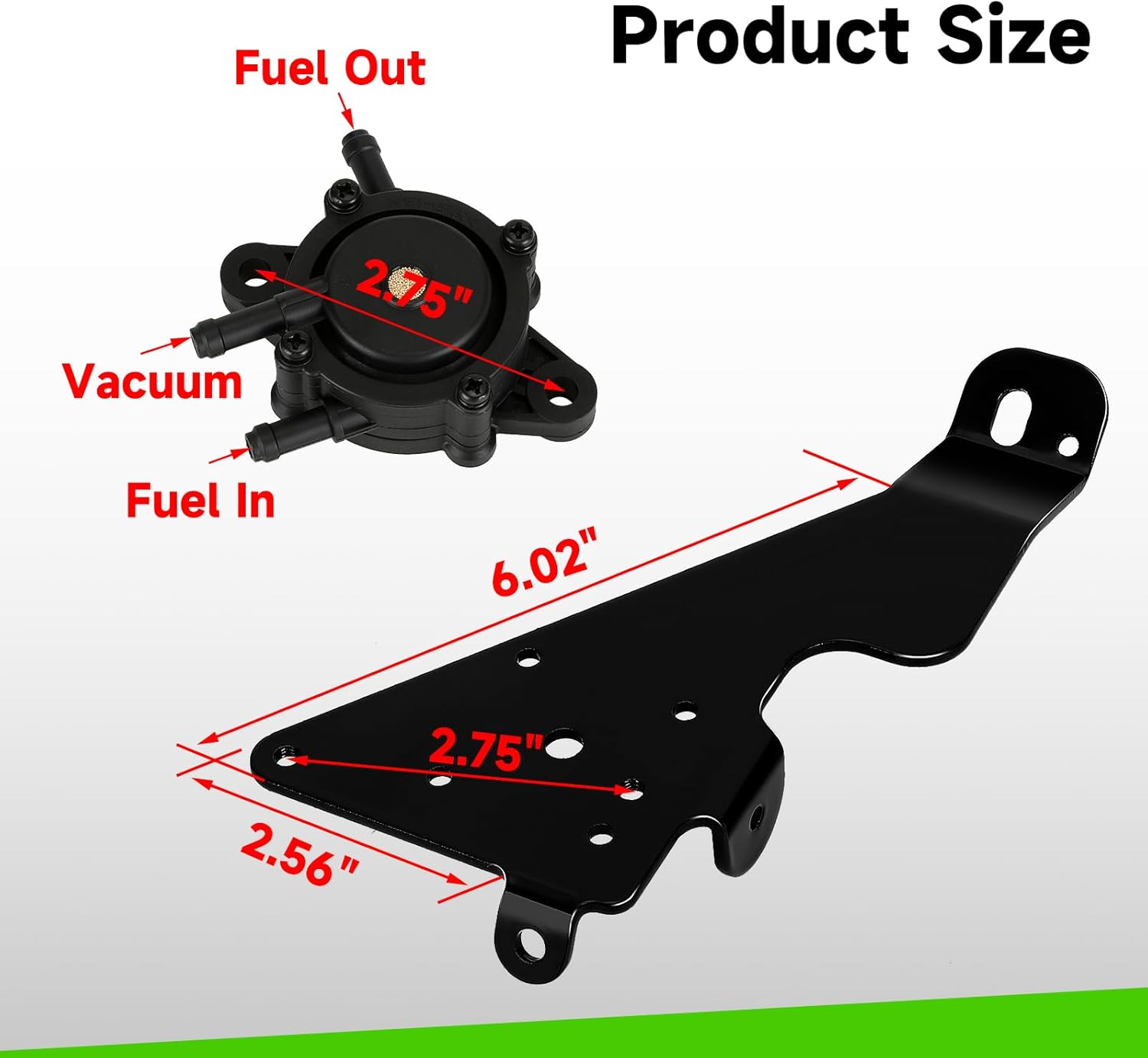 212Cc Engine Motor Mount Top Throttle Plate Kit Compatible with Predator 196Cc 224Cc Hemi Ghost Small Clone Engine GX160 GX200 Coleman CT200U BT200X CT200U-EX KT196 Mini Bike Go Kart Parts image number 2
